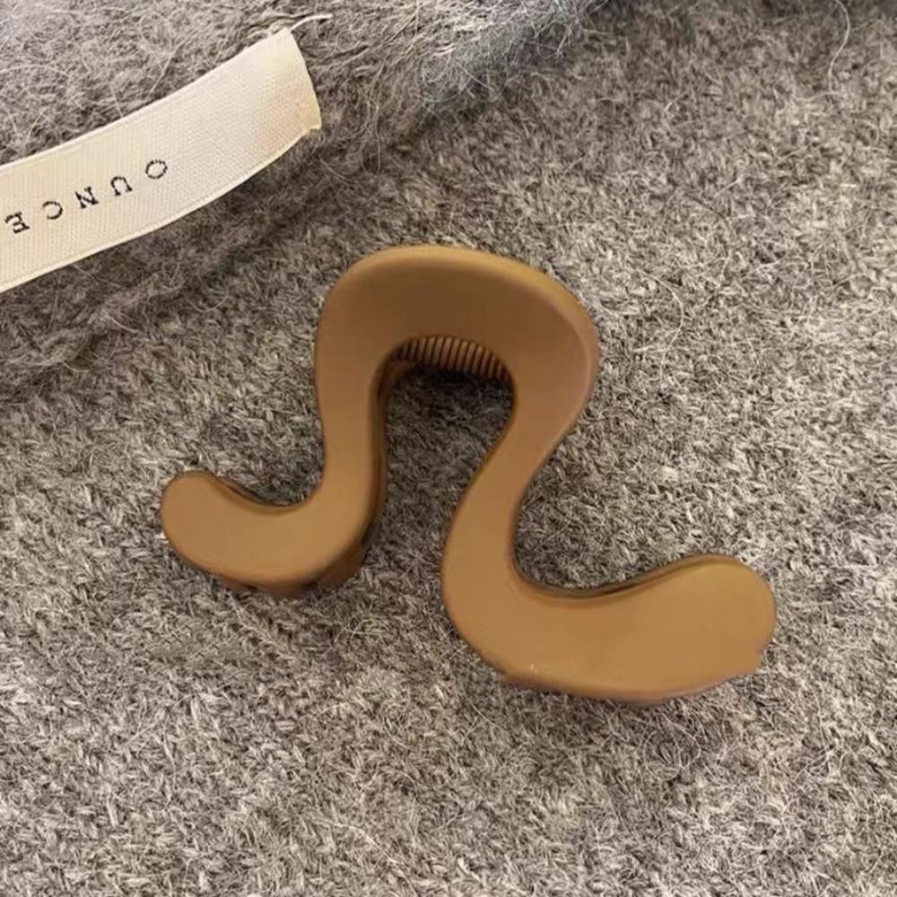 Matte Finish Shark Clip Large Ponytail Clip New Acrylic Hair Claw  Headwear Accessories