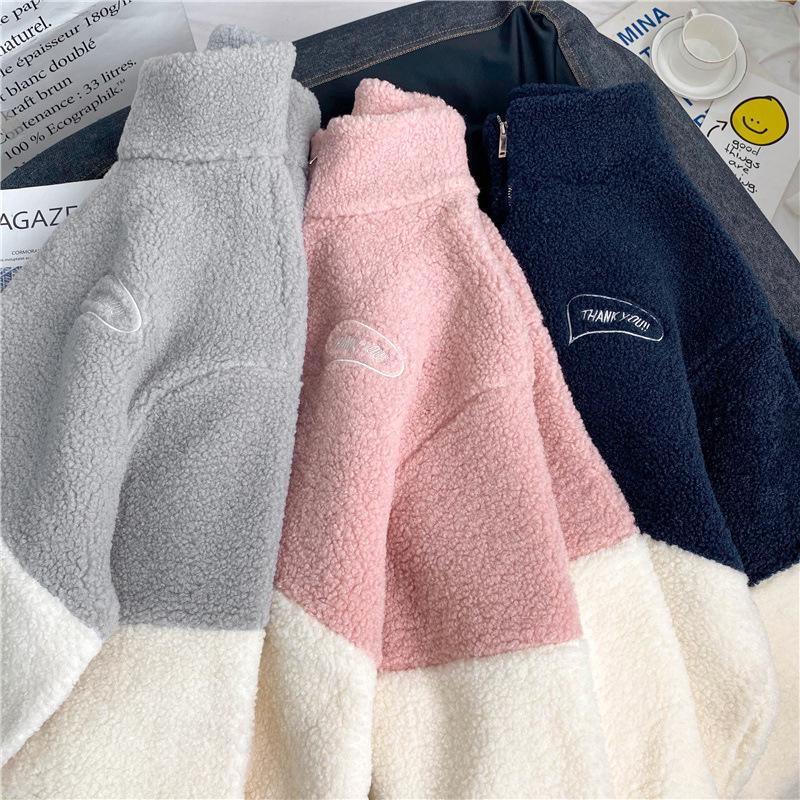 Женский свитер из овечьей шерсти в корейском стиле - толстое, теплое пальто на осень/зиму