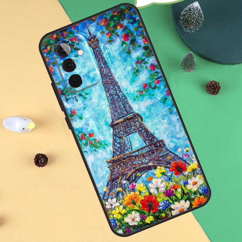 Eiffel Tower Paris Case For Samsung Galaxy A34 A54 A14 A13 A33 A53 A12 A32 A52 A71 A51 A25 A55 A35 A15 Cover