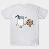 T Shirt Women Cute Milk And Cookie Shirt For Cookie Lovers Harajuku Print Kawaii Tshirt Summer Short Sleeve Female T-Shirt Top Tee