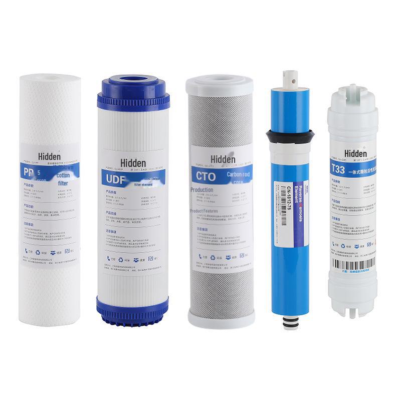 Универсальный 10-дюймовый очиститель воды с активированным углем и 3-ступенчатым фильтром