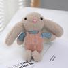 Adorable Long-eared Bunny Keychain Plush Rabbit Doll Soft Toy For Bags And Gifts