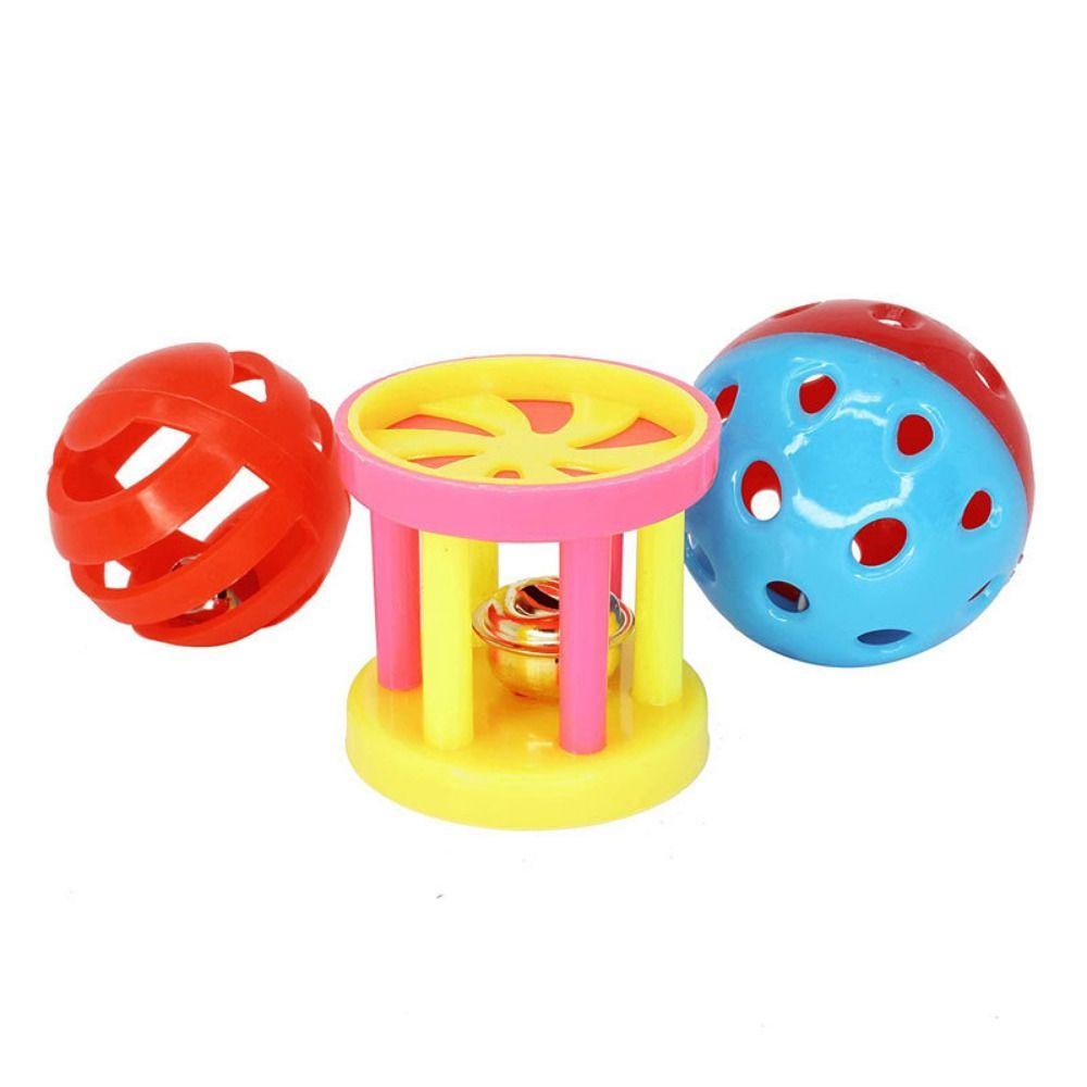 Resistant Sound Interactive Hollow Bird Foot Toy Pet Ball Toy Rolling Bell Ball Parrot Chewing Toy