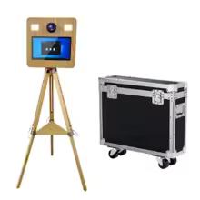 Portable Magic Mirror Photo Booth, 15.6-inch Touchscreen SLR Camera Photo Booth, shipped from the EU with flight case, suitable