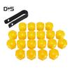 DYS Auto Shop 20Pcs 17mm Car Vehicle Wheel Center Nut Protection Cover Caps with Removal Tool