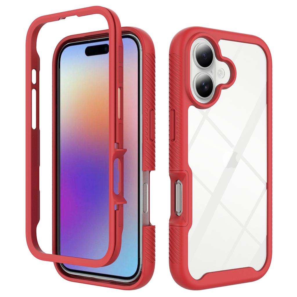 Для iPhone 17 Чехол Противоударный 2 в 1 ПК+ТПУ Чехол для телефона