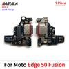 Для Moto Edge 20 Lite Pro Edge 30 Fusion Neo USB-порт для зарядки Зарядная док-станция Разъем Дополнительный шлейф с микрофоном