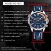 PAGANI DESIGN 44MM Men Quartz Watch Japan TMI VK64 Movt Rotating Scale Dial Sapphire Glass Chronometer Wristwatch Luminous Watch