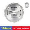 Твердосплавный пильный диск TCT 136 мм для деревообработки с 48 зубьями, используется для резки дерева