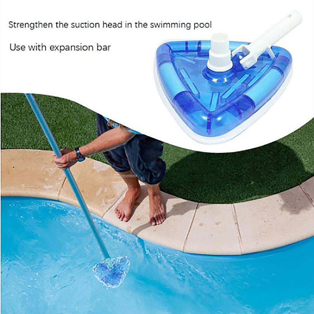 Насадка для пылесоса для бассейна Прозрачные треугольные виниловые пылесосы для бассейна