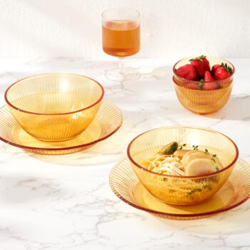 VISIONS 7-Piece Crystal Glass Cookware & Dining Set