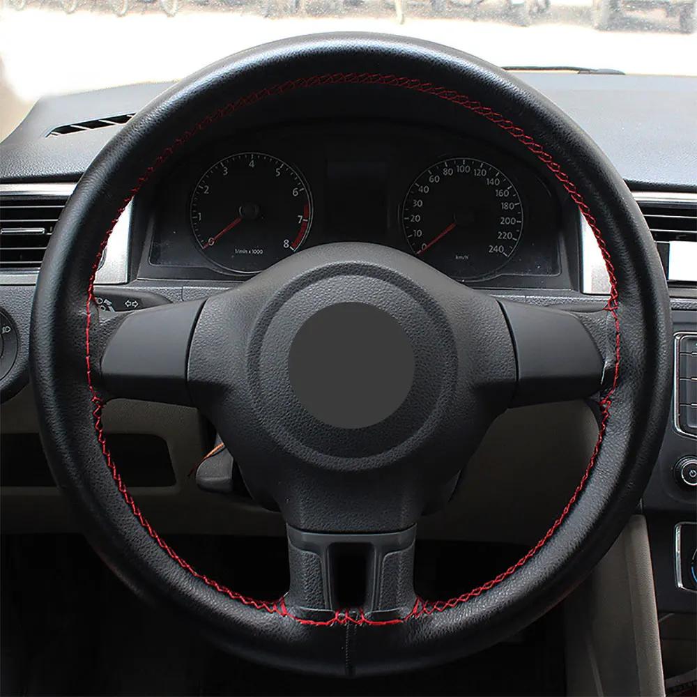 1 комплект, универсальный автомобильный чехол на руль из натуральной кожи, дышащий, удобный, сделай сам, сшитый вручную, чехол для оплетки рулевого колеса автомобиля