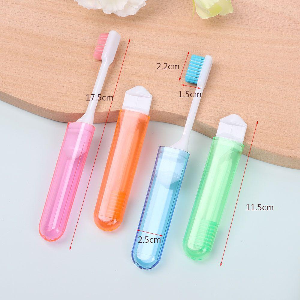 Health Travel Camping Portable Oral Cleaning Business Trip Outdoor Tooth Brush Folding Toothbrush