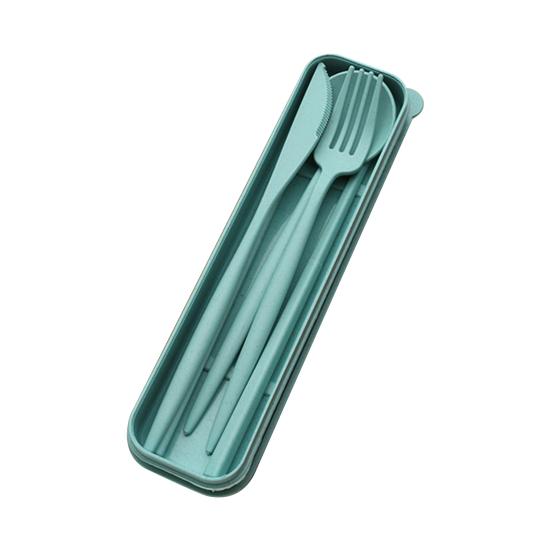 4 шт./компл. наборы столовых приборов креативные с футляром пластиковые портативные наборы ложек и вилок