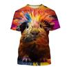 New Summer Cute Hamster Pattern 3D Print T-Shirt Men Women Hip Hop Short Sleeve Tshirts Oversized Harajuku Tees Top Kid