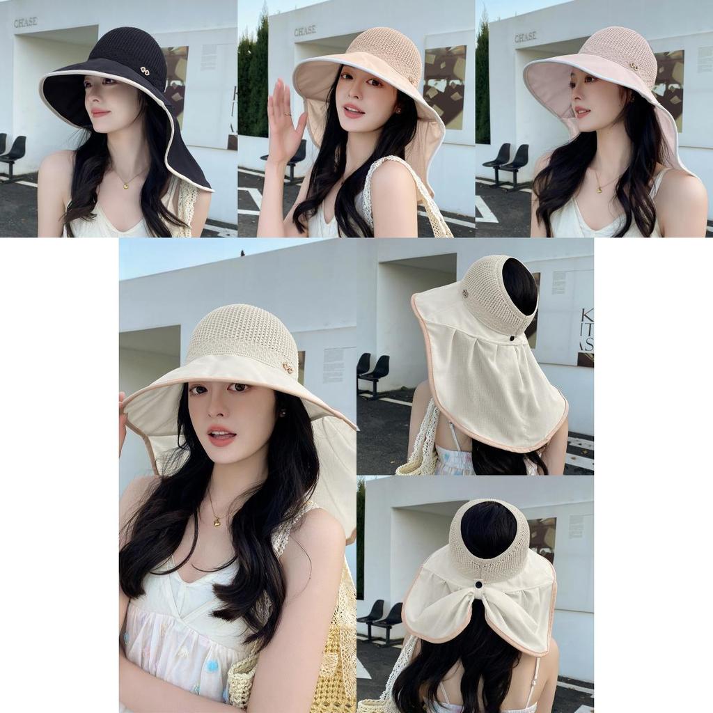 Breathable Outdoor Sun Hat With Wide Brim And Neck Shield For Casual And Travel Use