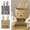 Rabbit-shaped Hanging Hay Bags  for Dutch Pig Hamster Feeding Bag Little Pet Products