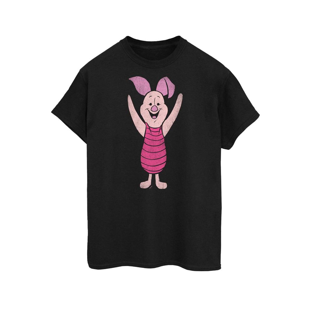 Winnie the Pooh Womens/Ladies Piglet Cotton Boyfriend T-Shirt