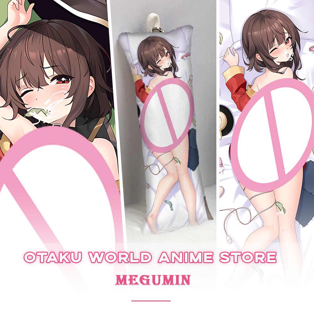 Konosuba Megumin Dakimakura Anime Otaku 2-сторонний печатный Waifu Декор Обнимающая наволочка для подушки Подушка Чехол