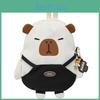 Capybara Student Backpack Class Bag Waterproof Capacity Large Storage Partition