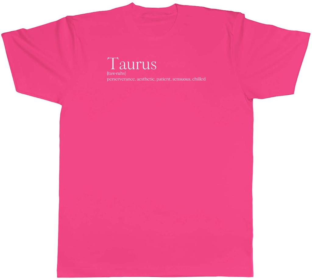 Zodiac Definition Taurus Unisexs Unisex TShirt Tee Gift