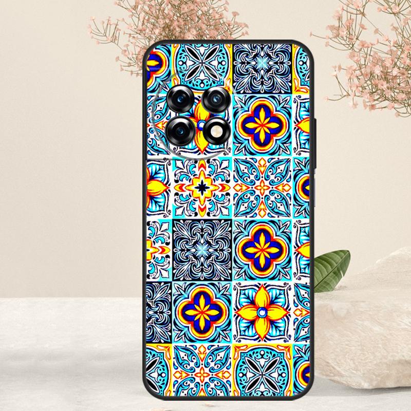 Чехол с узором марокской мозаичной плитки для OnePlus 15R 13R 13T 15 13 12 12R 11 10T 8 9 10 Pro Nord 5 CE 4 3 Lite N20 N30