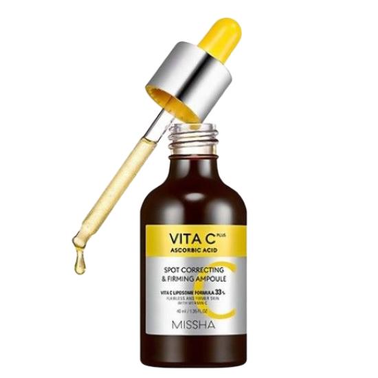 MISSHA Vita C Plus Spot C Elasticity Ampoule 40ml – Brightening & Firming Vitamin C Serum