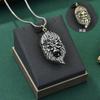 Элегантное ожерелье с подвеской в виде Сунь Укуна для мужчин, отличающееся уникальным дизайном животного и высококачественными материалами