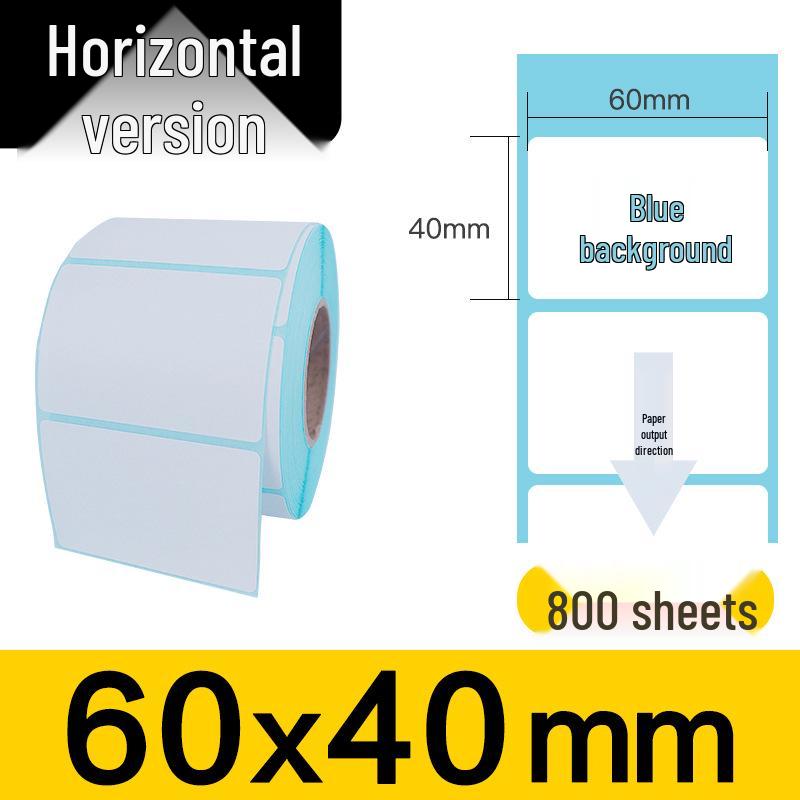 100x100x150mm Three-Proof Self-Adhesive Thermal Label Paper for Barcode Printing