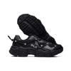 Fila Fluid Fabric Round Toe Lace-Up Non-Slip Breathable Low-Top Casual Shoes Men Sneakers Black F12M034129FBK