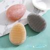 Scalp Massage Egg Shaped Comb Marble Anti-static Comb Small Portable Hair Styling Comb Professional Salon Hair Care Travel Comb