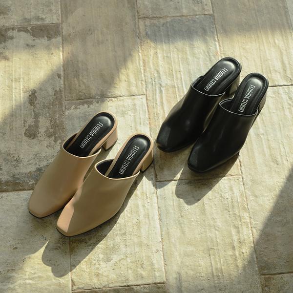 Мюли Florida Studio FL3032 Luvage 5 см, темно-черные, черные-FL3032