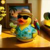 Yousheng Tropical Jimmy Buffett Parrot Duck Ornament Island Vibes Decor Colorful Beach Theme Decoration Beach Vibe Desk Accessory