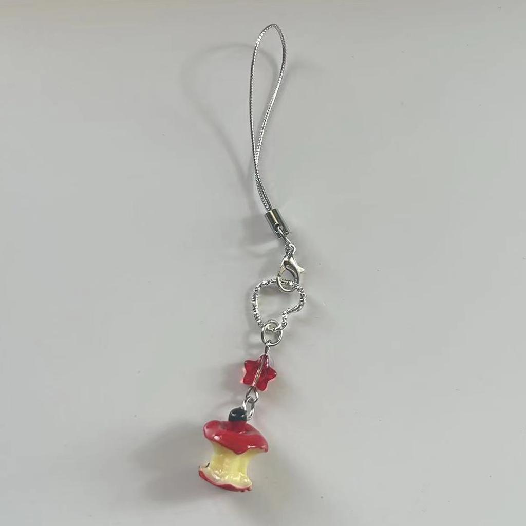 Lovely Fish Key Ornament Handmade Pendant Stylish Fruit Phone Pendant Unique Bag Pendant Present for Fashion Lover