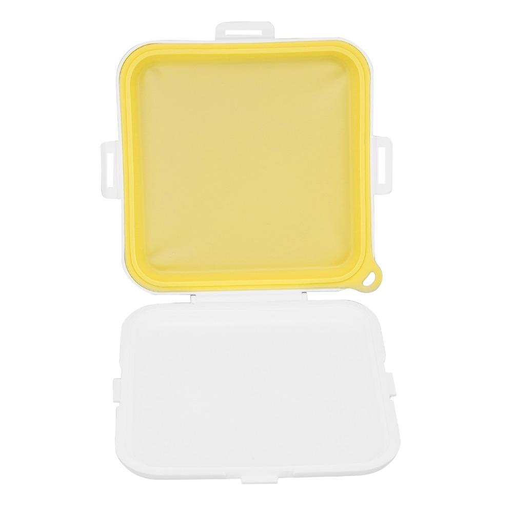 PP Silicone Material Lunch Container 3 Side Clips Food Snack Storage  Outdoor Use