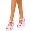 Кукла-модница Barbie Fashionista в платье лавандово-розового цвета с домиком, для детей от 3 лет
