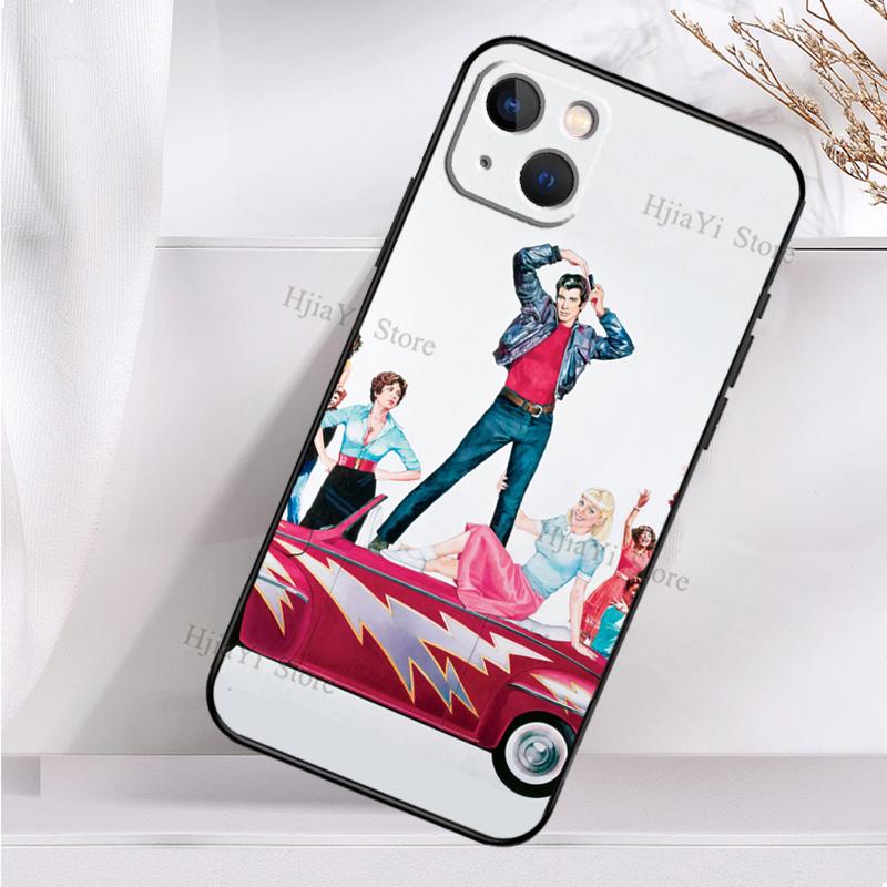 Розовый Чехол Для Телефона С Изображением Из Фильма 'Бриолин' Для iPhone 12 13 Mini 11 14 Pro Max XS XR X 7 8 Plus SE 2020 Задняя Крышка