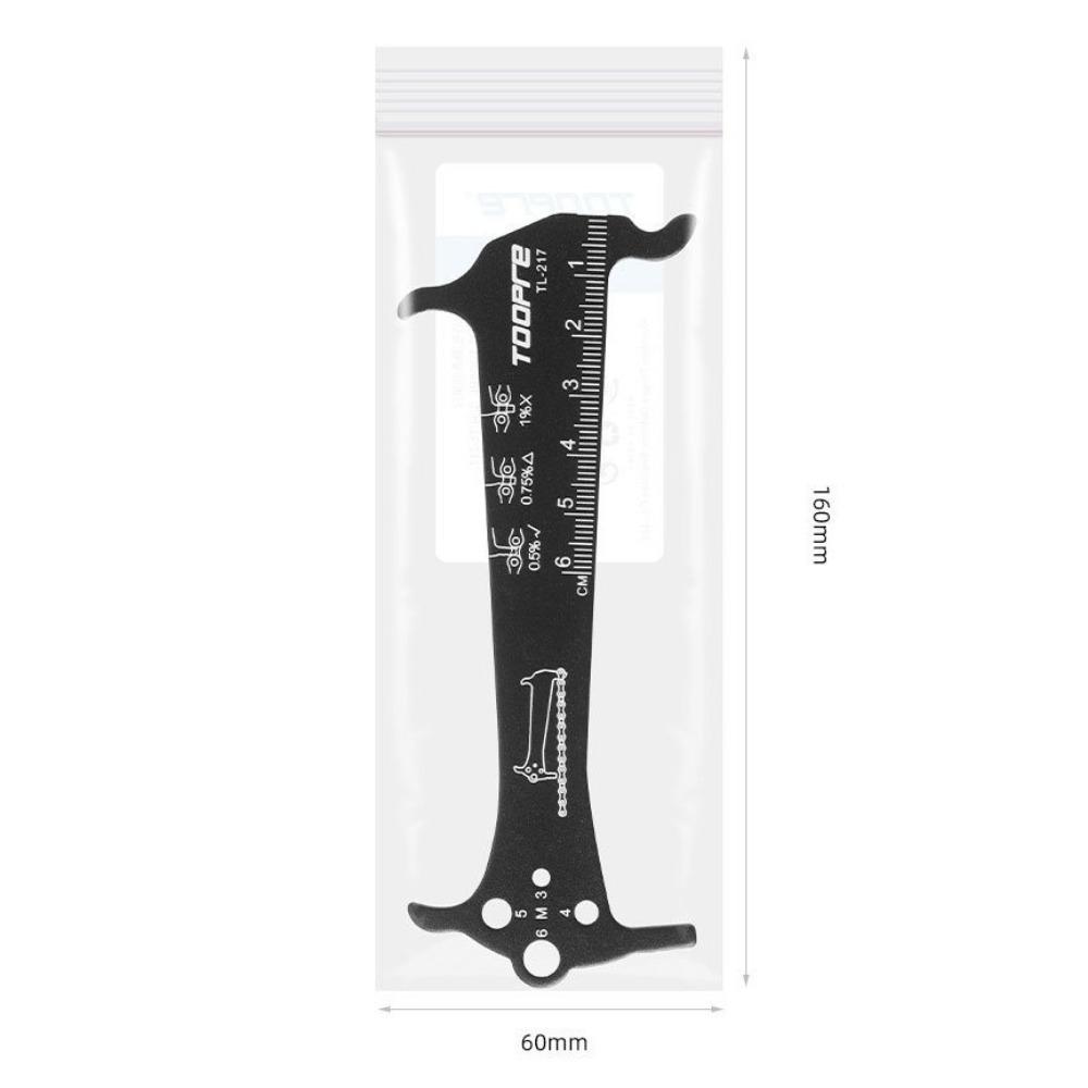 Multi-function Bike Chain Checker TOOPRE Bike Chain Measuring Ruler Mountain Road Bike