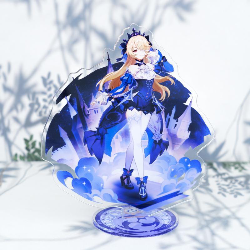 Anime Game Open World Impact Acrylic Cosplay Character Stand Acrylic Figure Stand Painted Desk Decor Ornament Gift