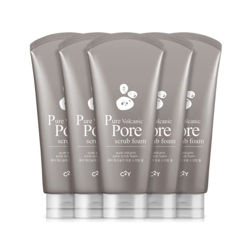 C2Y Pure Volcanic Pore Scrub Очищающая пенка 220 мл * 5 шт.