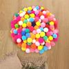 Детские игрушки Мягкие аксессуары Многоцветный 10/15 мм Свадебный декор Швейное ремесло Материал ручной работы Сделай сам Пушистые украшения Помпон Плюшевый шар Помпоны Аксессуары
