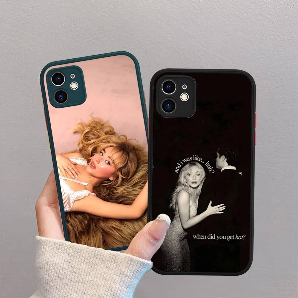 Певец S-Сабрина К-Карпентер Для IPhone 16 13 15 11 12 14 Pro Max 15 16 Plus X XS MAX Матовый чехол для телефона