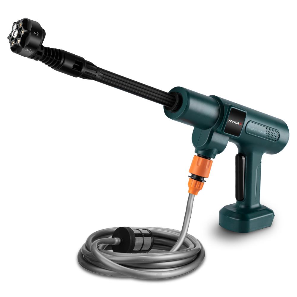 Yofidra 217PSI Бесщеточная электрическая мойка высокого давления 6в1, водяной пистолет для мойки автомобиля, аккумулятор Makita 18 В, садовые инструменты для распыления воды