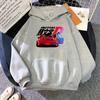 Кавайная толстовка унисекс Харадзюку Initial D Свитшоты Женские Теплые Готические Уличные Стиль Панк Wo Унисекс Модная Повседневная Женская Одежда