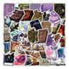 10/50pcs Cartoon Grimoire Spell Book Stickers Magic Book Witch Graffiti Stickers for DIY Luggage Laptop Bicycle Sticker