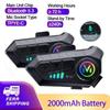 1/2 шт. Bluetooth мотоциклетный шлем интерком беспроводной интерфон Intercomunicador 2000 мАч Moto Walkie Talkie Y10 2x