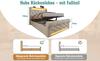 Modern Upholstered Single Bed 90x200cm with LED Lights, Storage Headboard with USB and Type-C Ports, Hydraulic Bed, Beige, Velvet (Without Mattress)