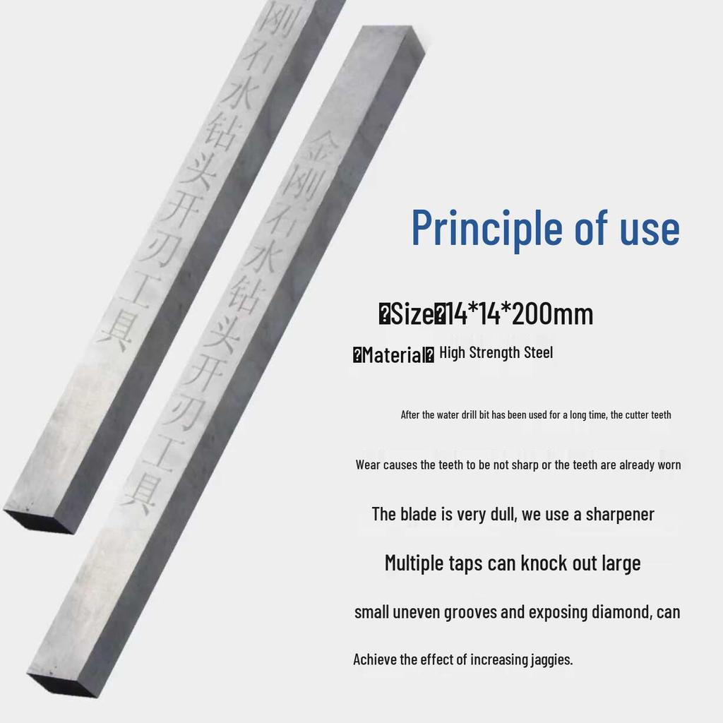 Diamond Core Drill Bit Resharpening Tool for New & Old Bits