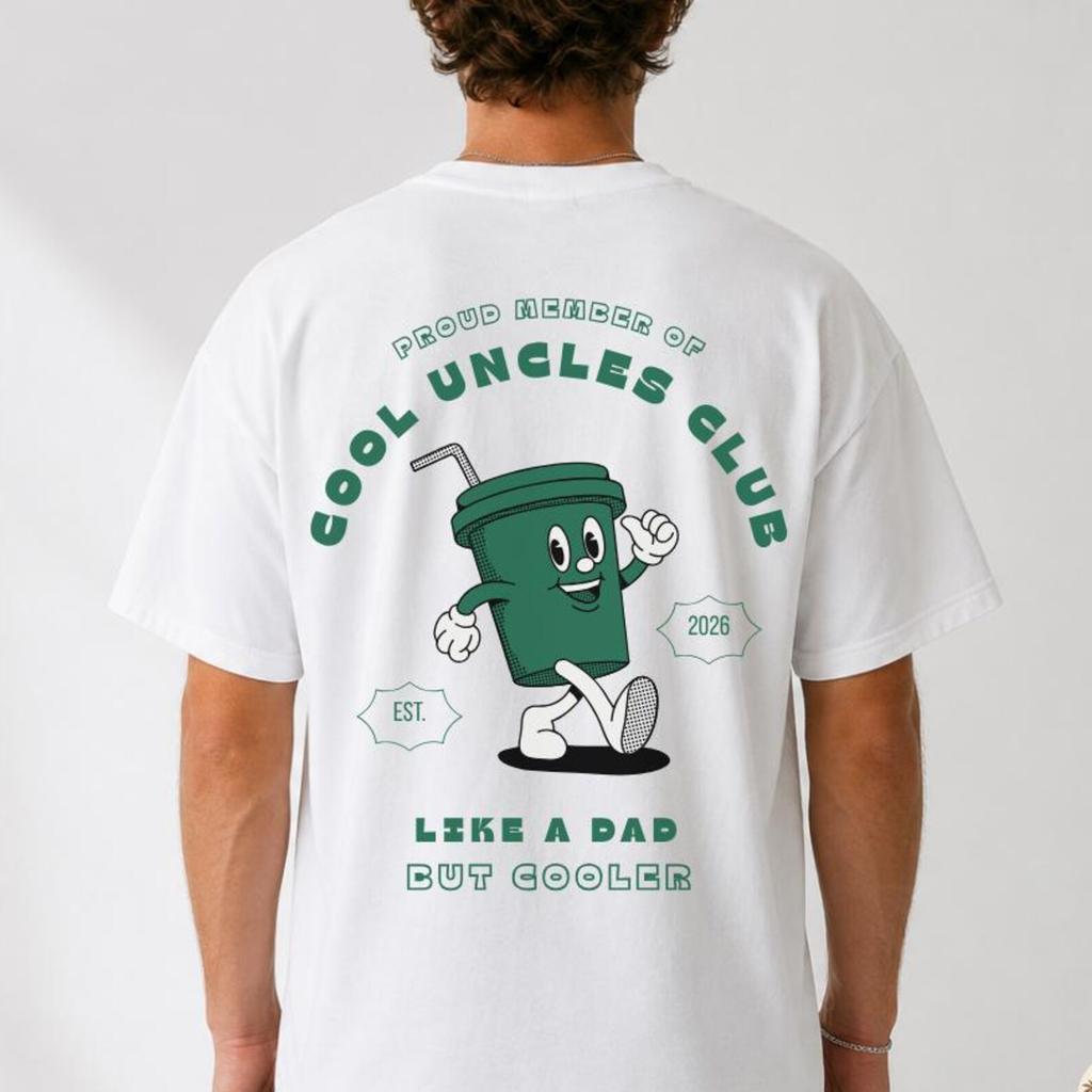 Cool Uncles Club Shirt, Birthday Gift For Uncle, Christmas Gift, Godfather Gift, Uncle Gift, Brother Gift, Gift For Him, Cotton Shirt