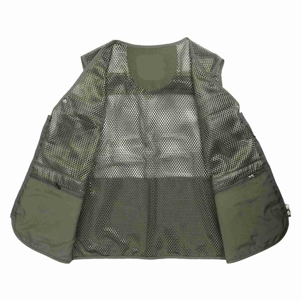 Breathable Mesh Travel Vest with 16 Pockets Summer Vest Durable Outdoor Vest Travel